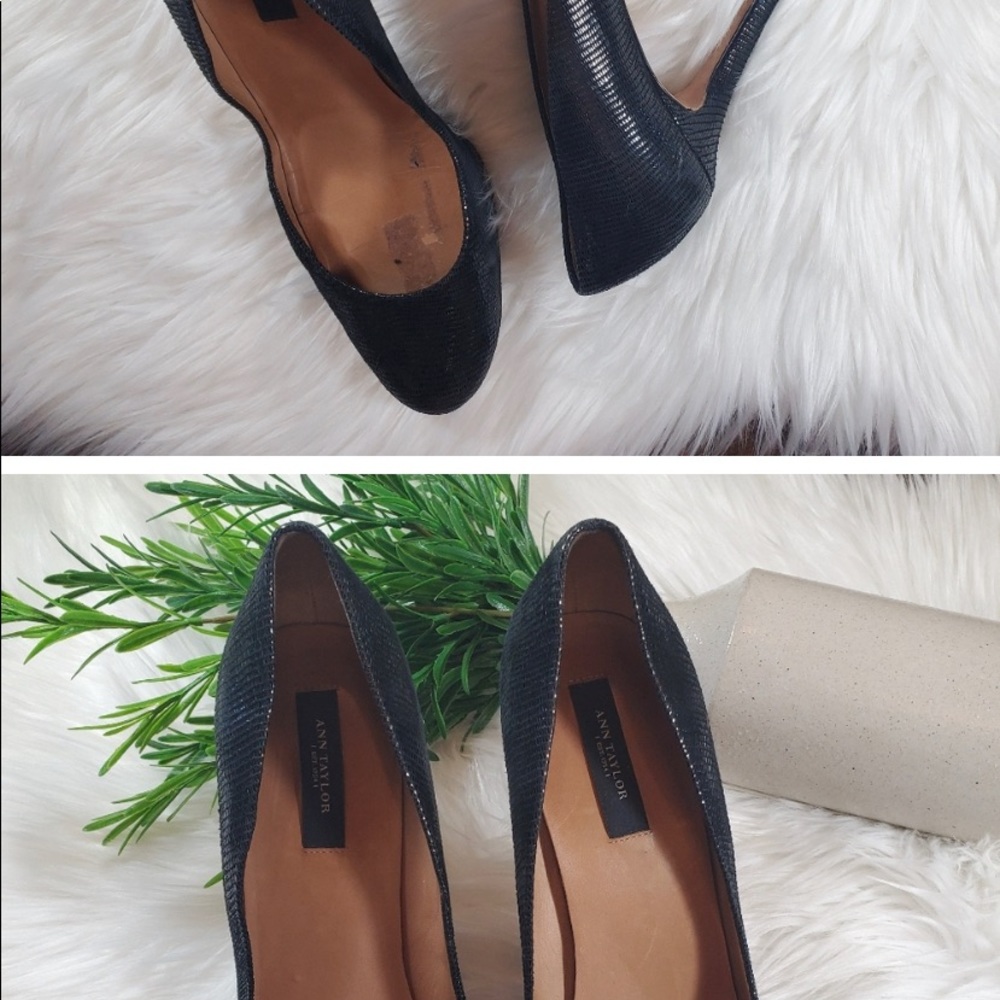 Anne Klein Black Round Toe High Heel | 7.5